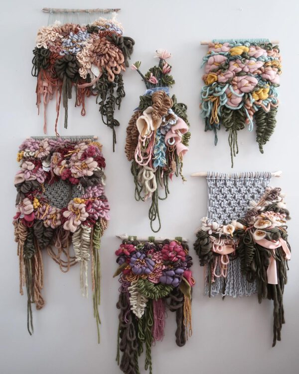 Floral Wall Hangings By Alyssa Ki Will Last Forever Crochet