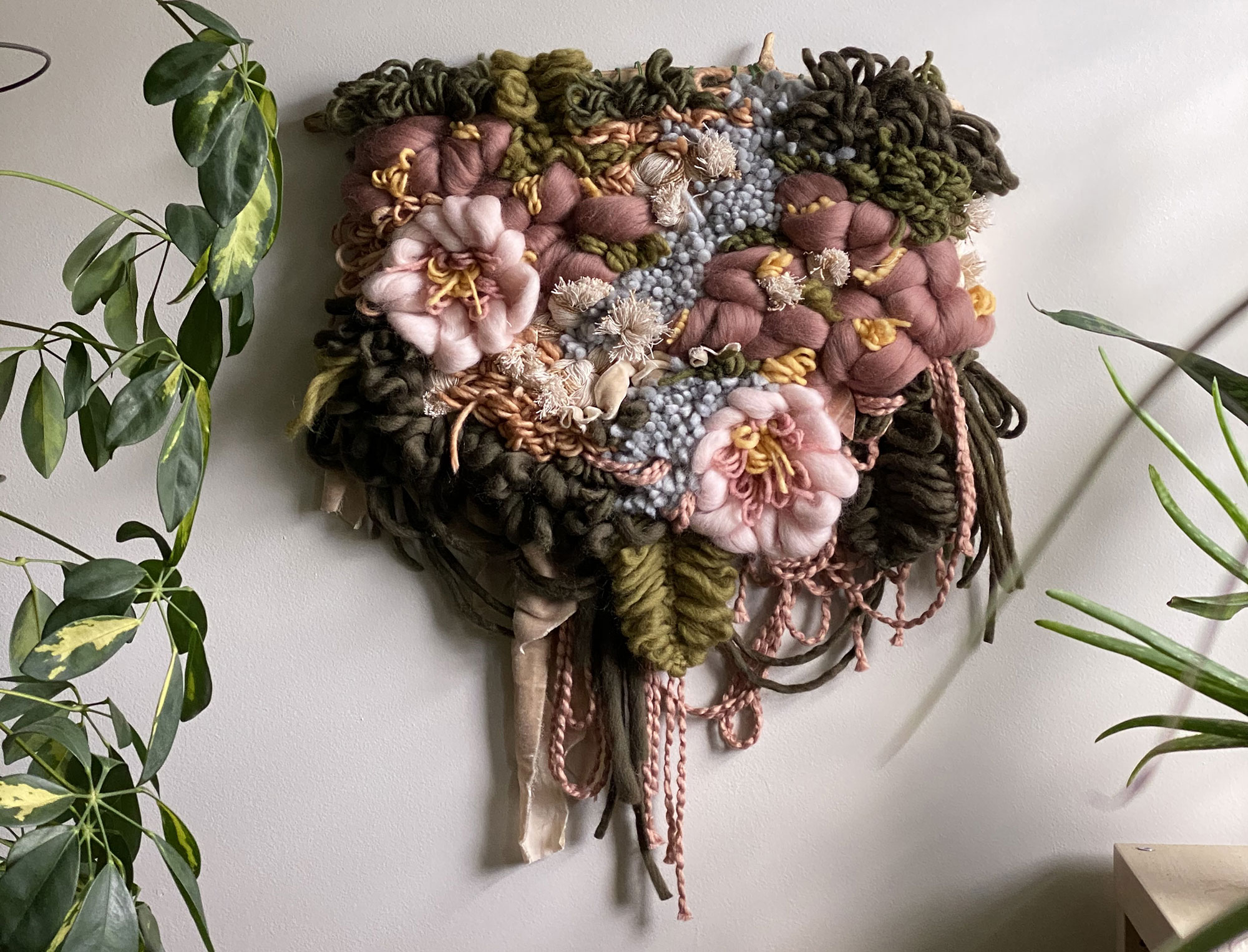 Floral Wall Hangings By Alyssa Ki Will Last Forever Weaving