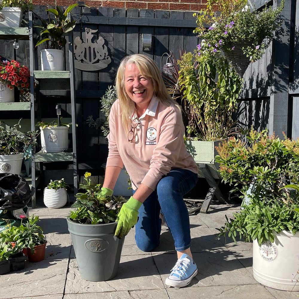 lady planning to do gardening