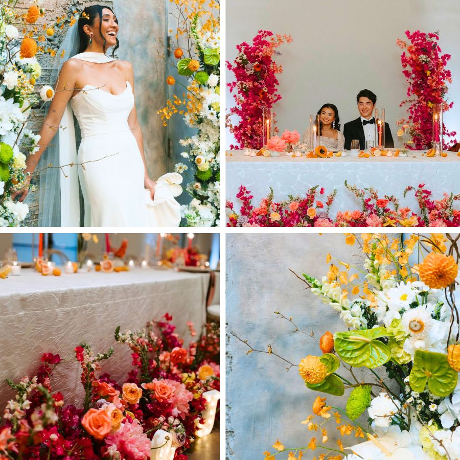 Wedding florals by Amber Lynn