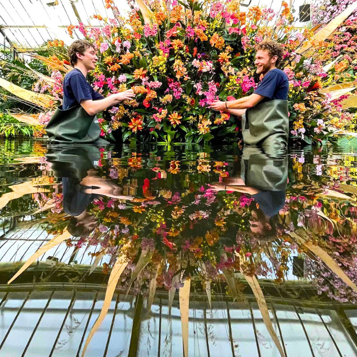 Preparing Kew Gardens for the Orchid Festival