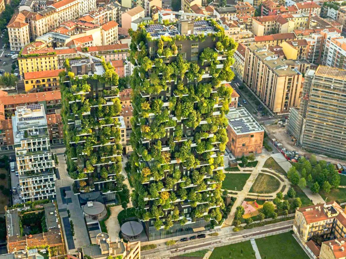 Bosco Verticale in Milan Italy