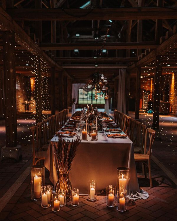 These Are the Winter Wedding Trends We're Seeing Everywhere Twinkling Lights