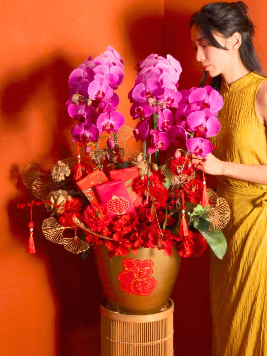 Orchids symbolize Chinese New Year