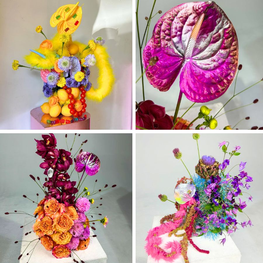 Colorful and vivid floral designs by Blumenhaus