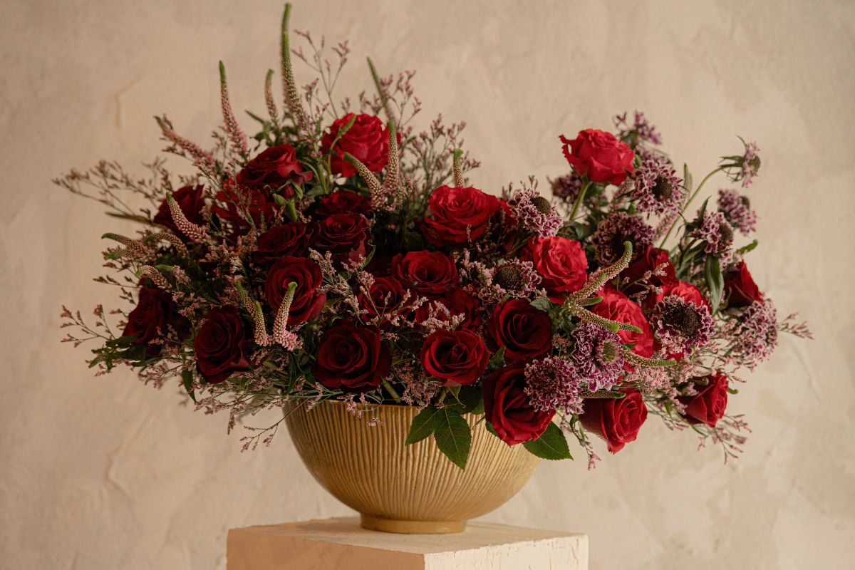 Danziger Senti Rose Collection in an Arrangement