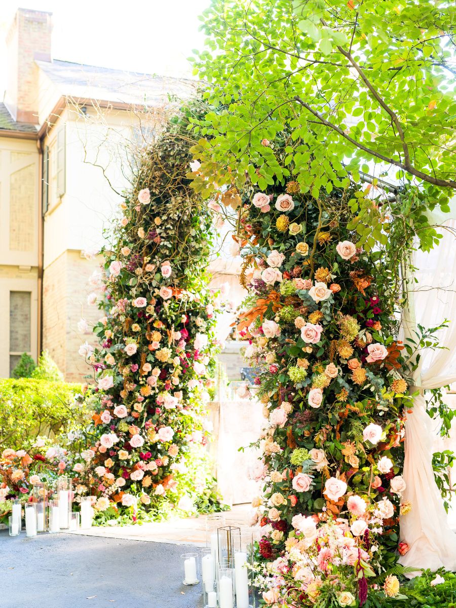 Sahara Sensation roses used in an arch