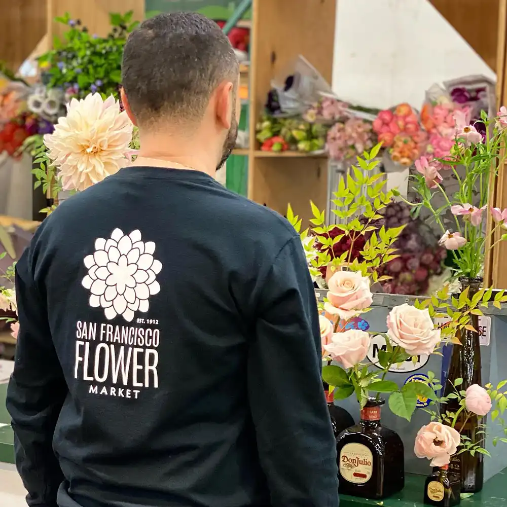 San Francisco Flower Market trader on Thursd feature