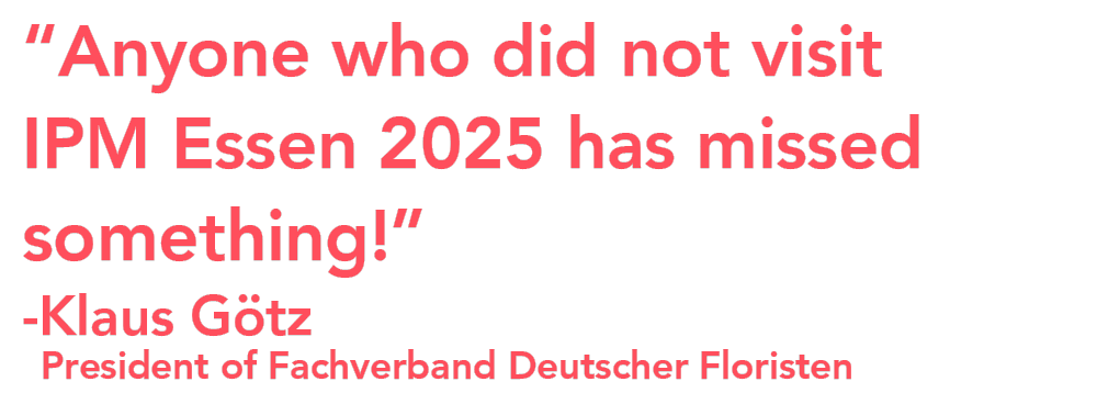 IPM Essen 2025 FDF Klaus Goetz quote