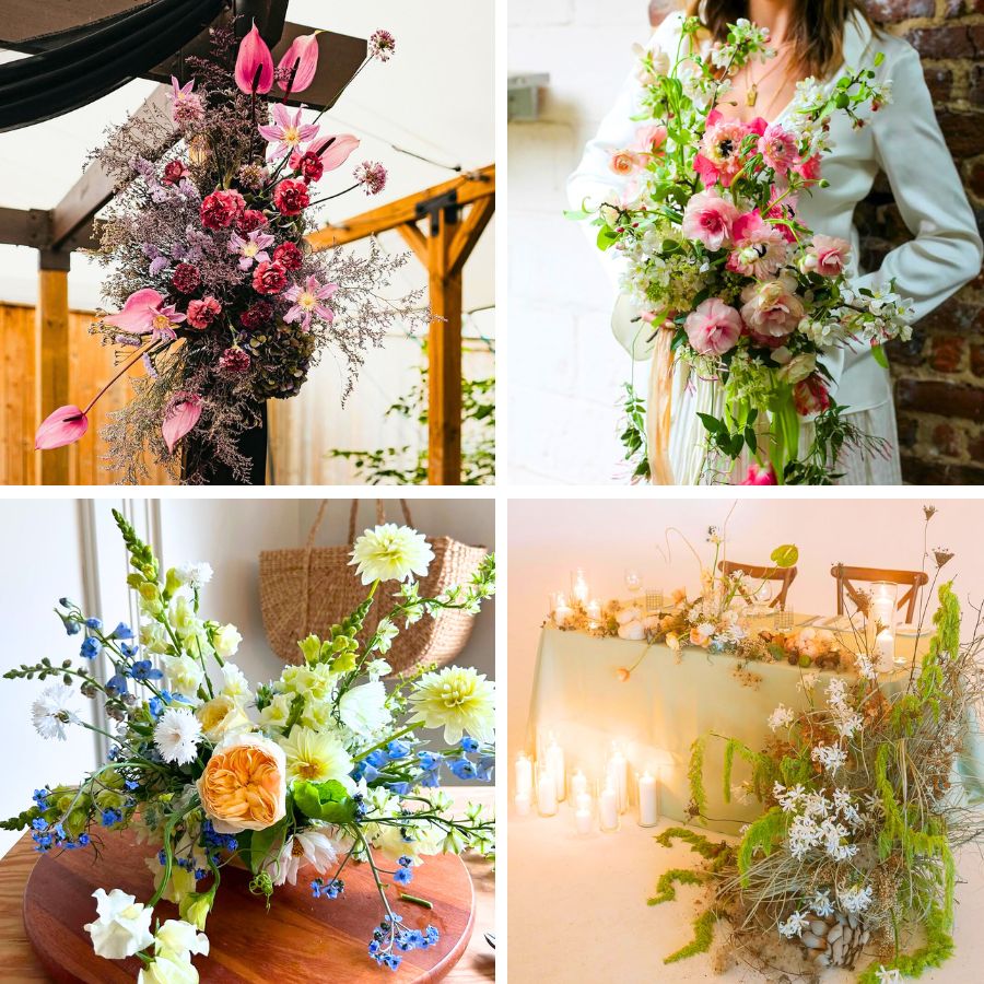 Floral designs and wedding bouquets