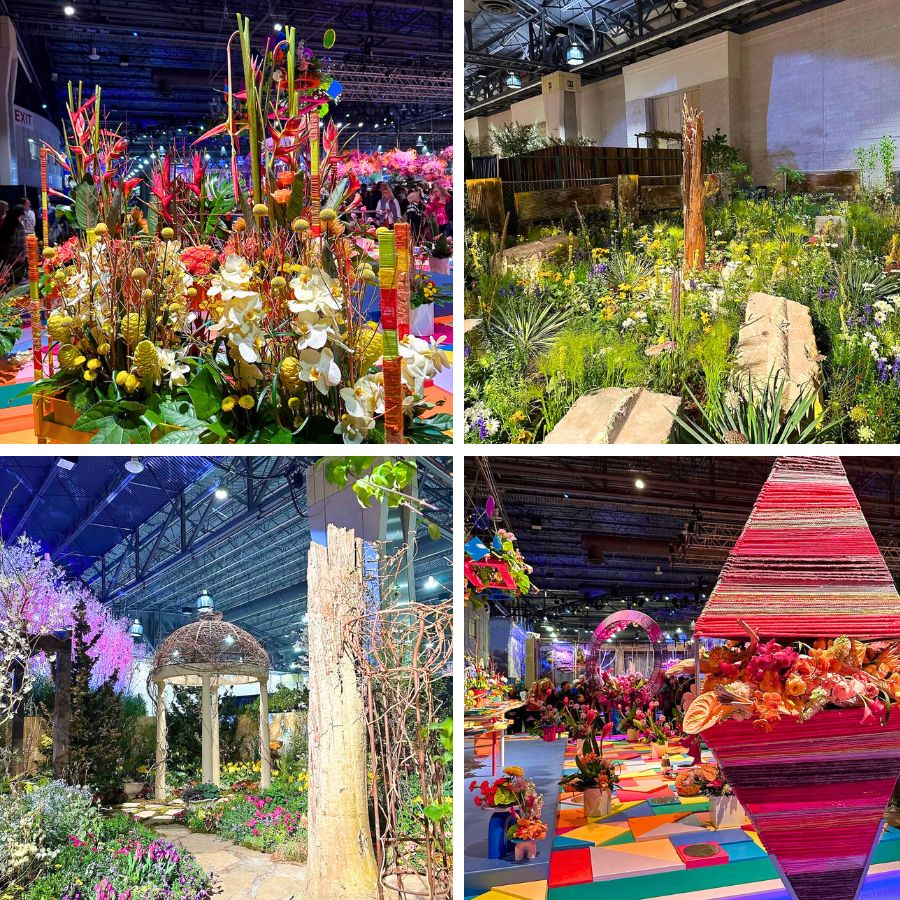 Parts of Philadelphia Flower Show United by Flowers