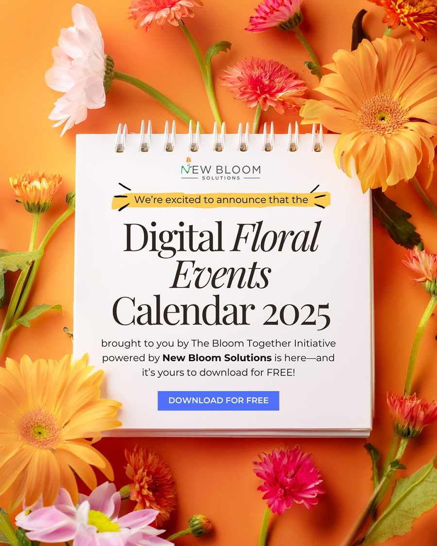 New Bloom Solutions Floral Calendar 2025 announcement