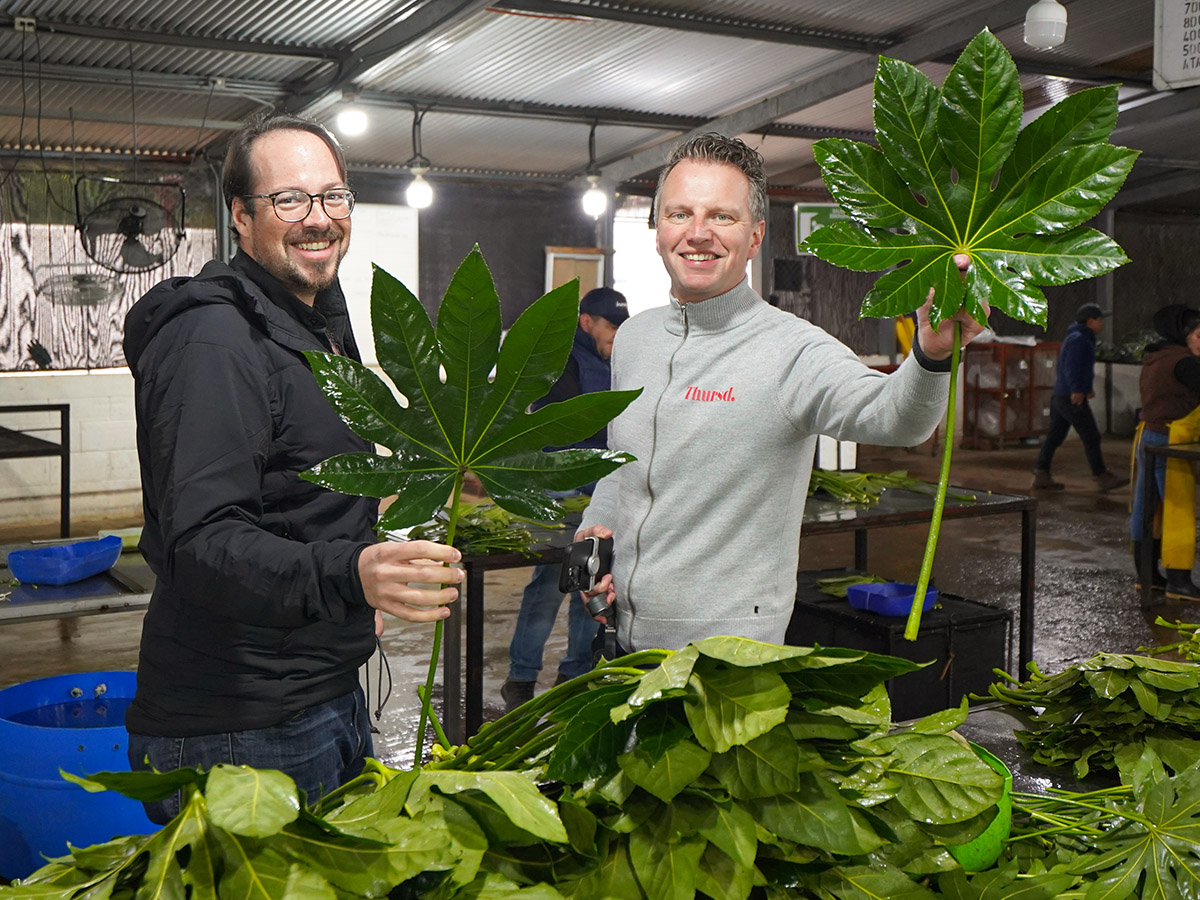 TAK Andres Sepe and Peter van Delft with Aralia