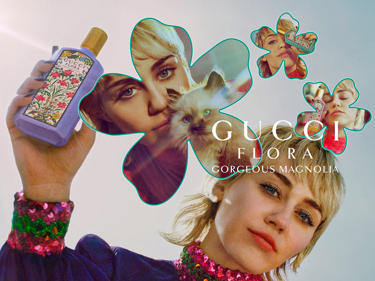 Gucci Flora Gorgeous Magnolia Miley Cyrus