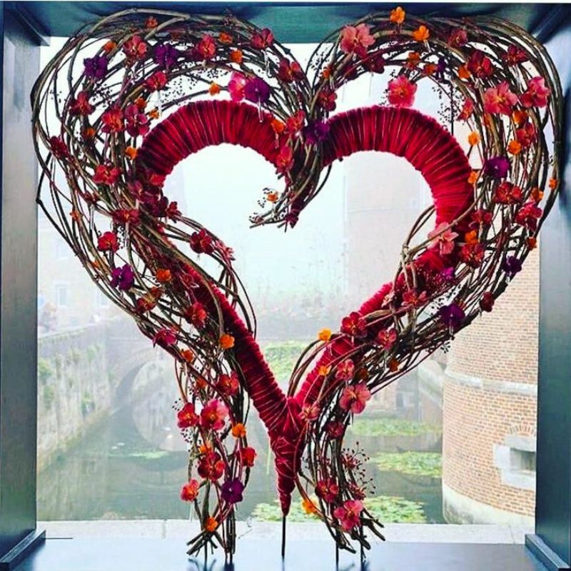 Valentine Wreath by Chantal Post