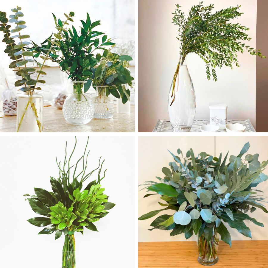 Green bouquets by TAK