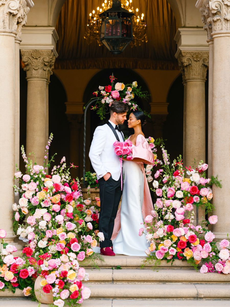 Rose Millicent and Hettie for wedding decor