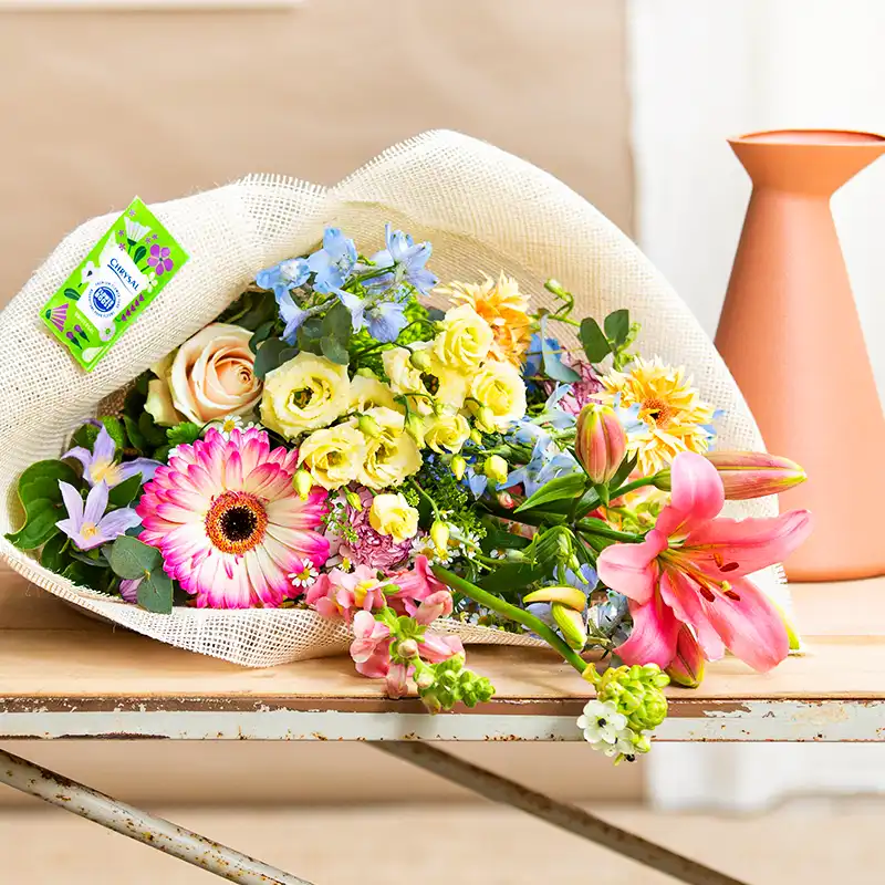 Bouquet with Chrysal flower food