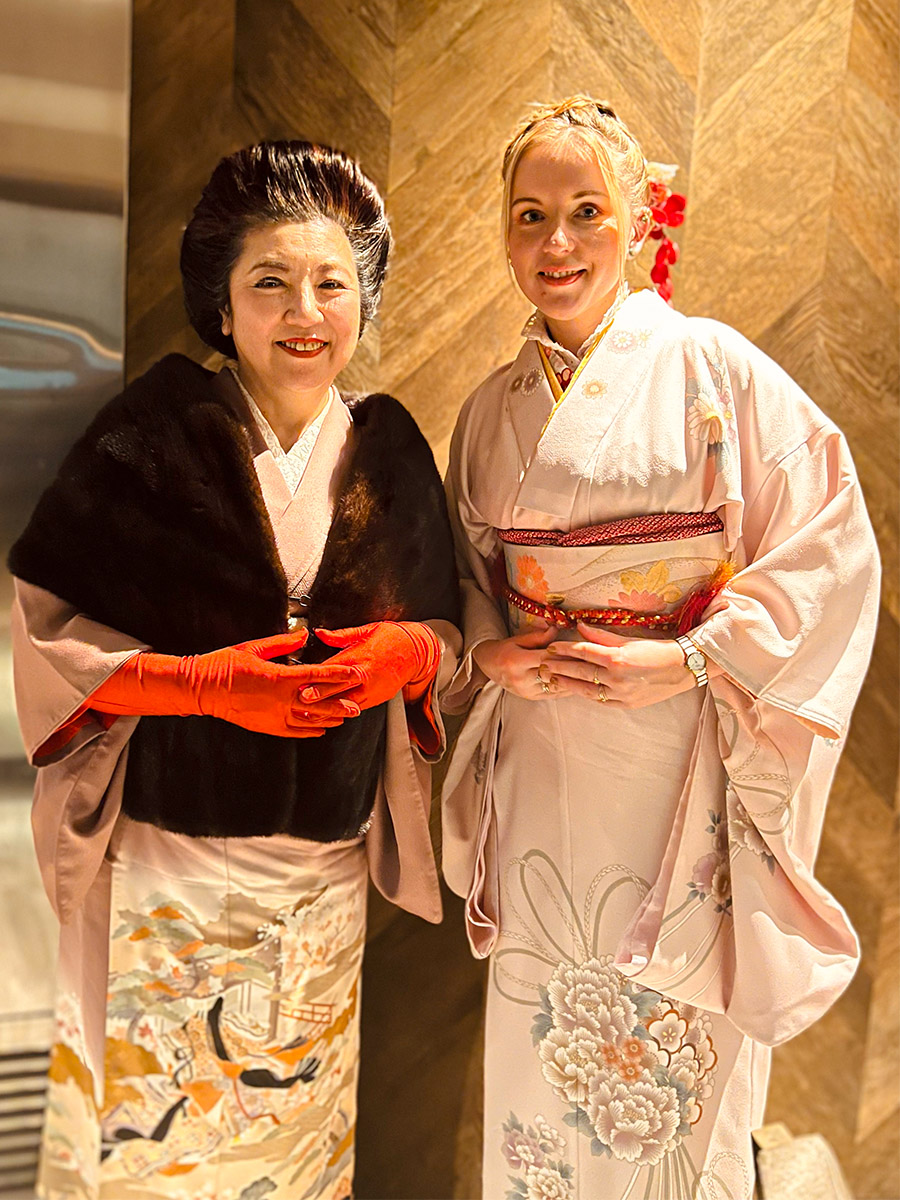 Katya Hutter Japan Noriko in kimono