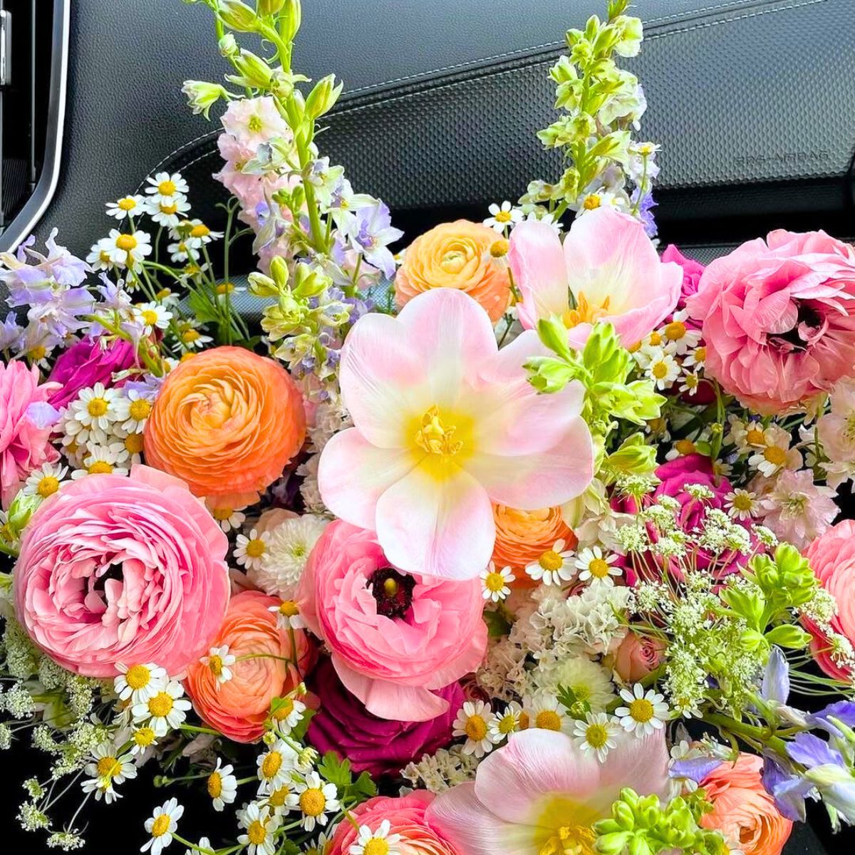 A gorgeous mix of flowers to welcome spring