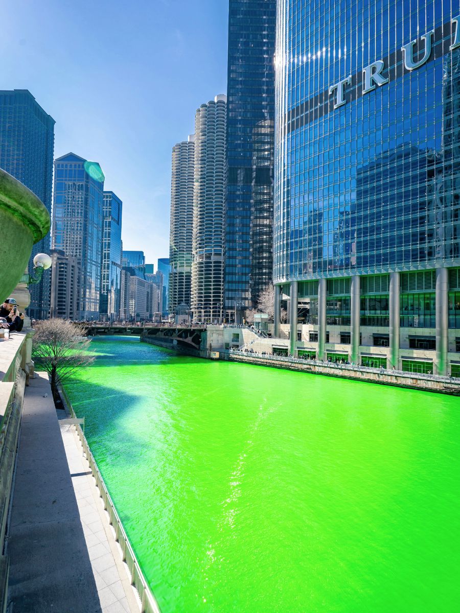 St Patricks Chicago river