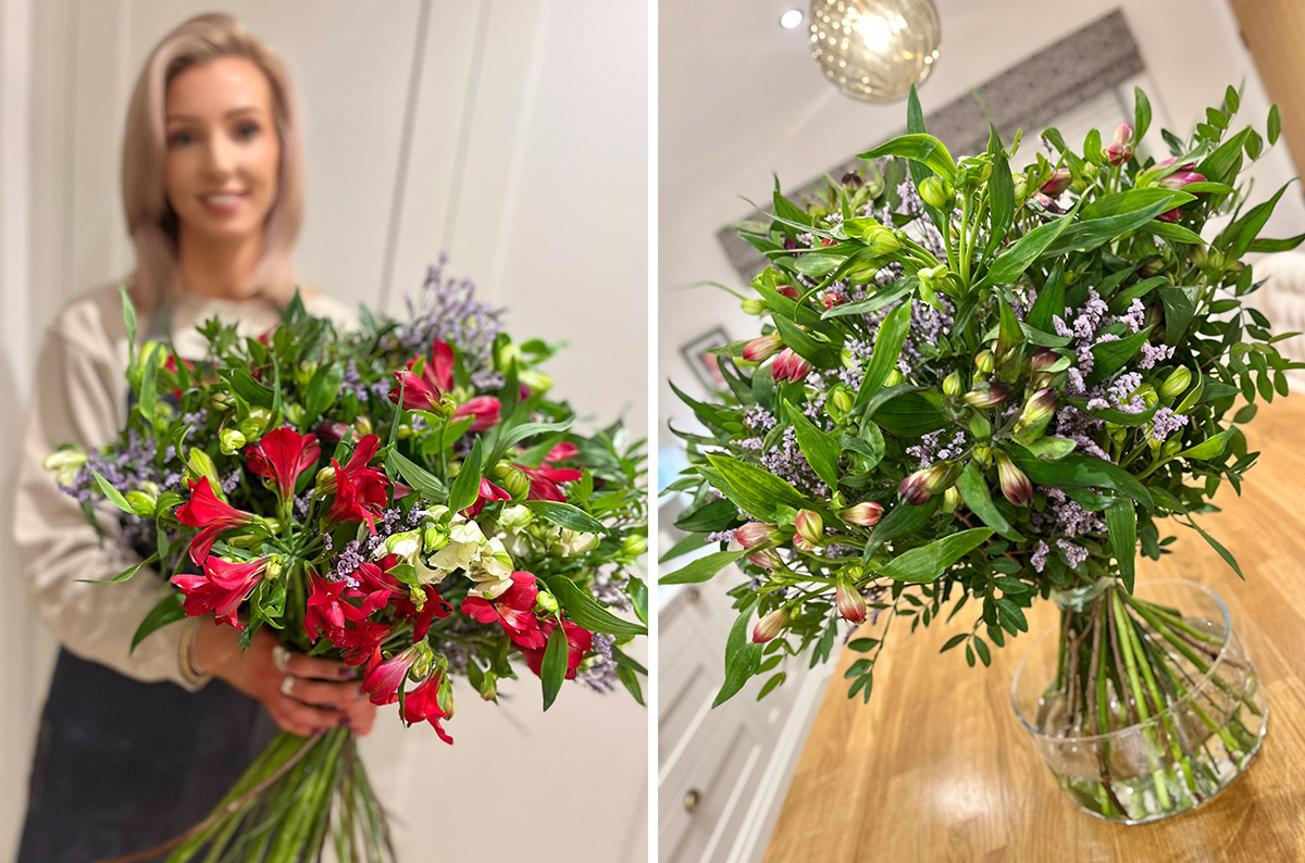 Nicola Armstrong Alstroemeria finished 2 Bouquets