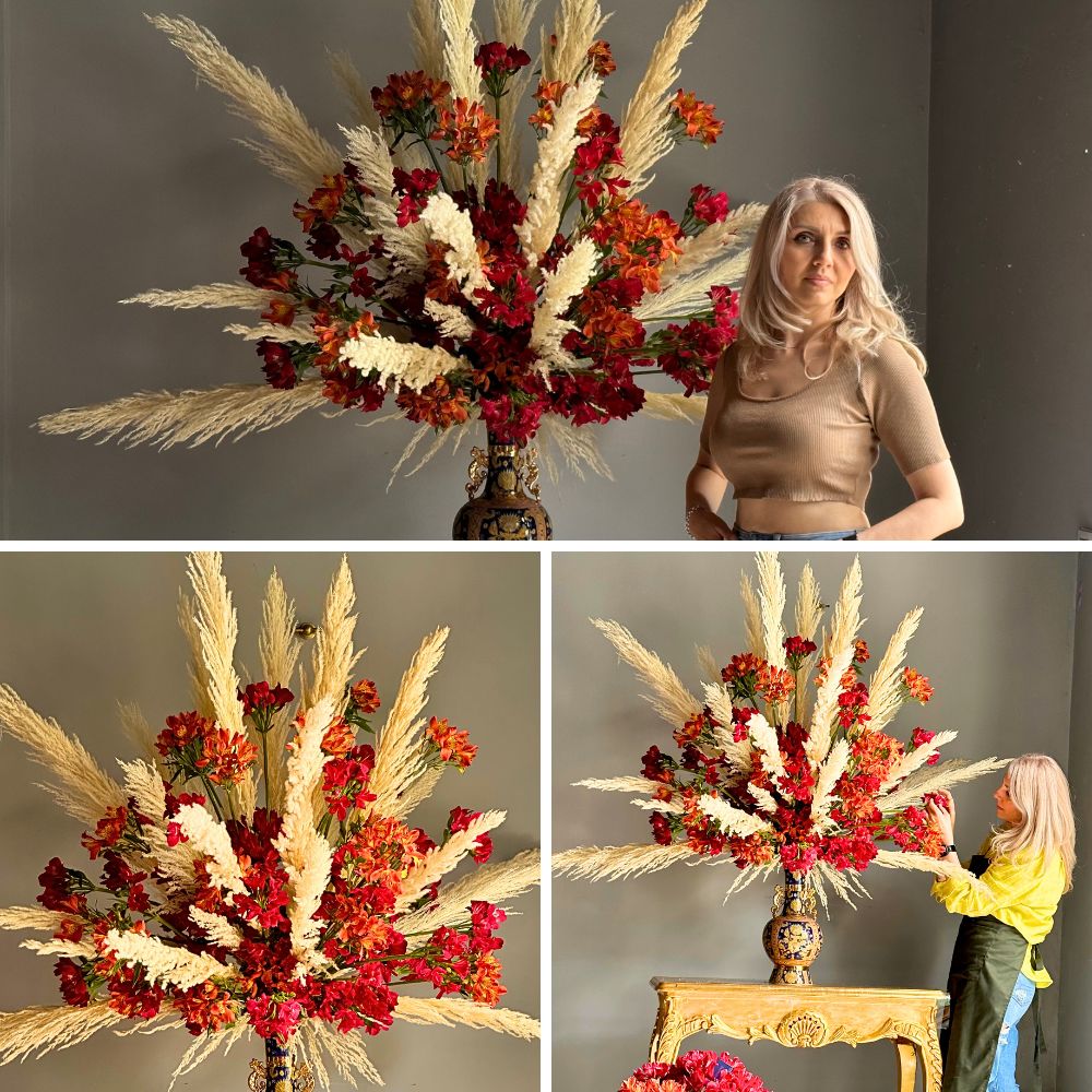 Alina Neacsa’s Elegant Design With Alstroemeria Varieties From Tesselaar Alstroemeria.