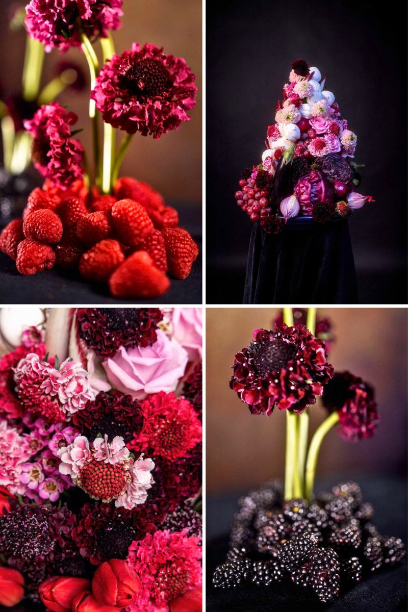 Scabiosa Scoop Designs for Mother's Day by Anna Loshakova