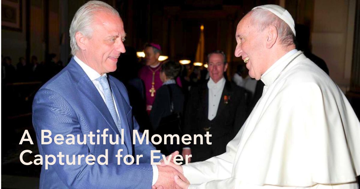 Charles Lansdorp and Pope Francis