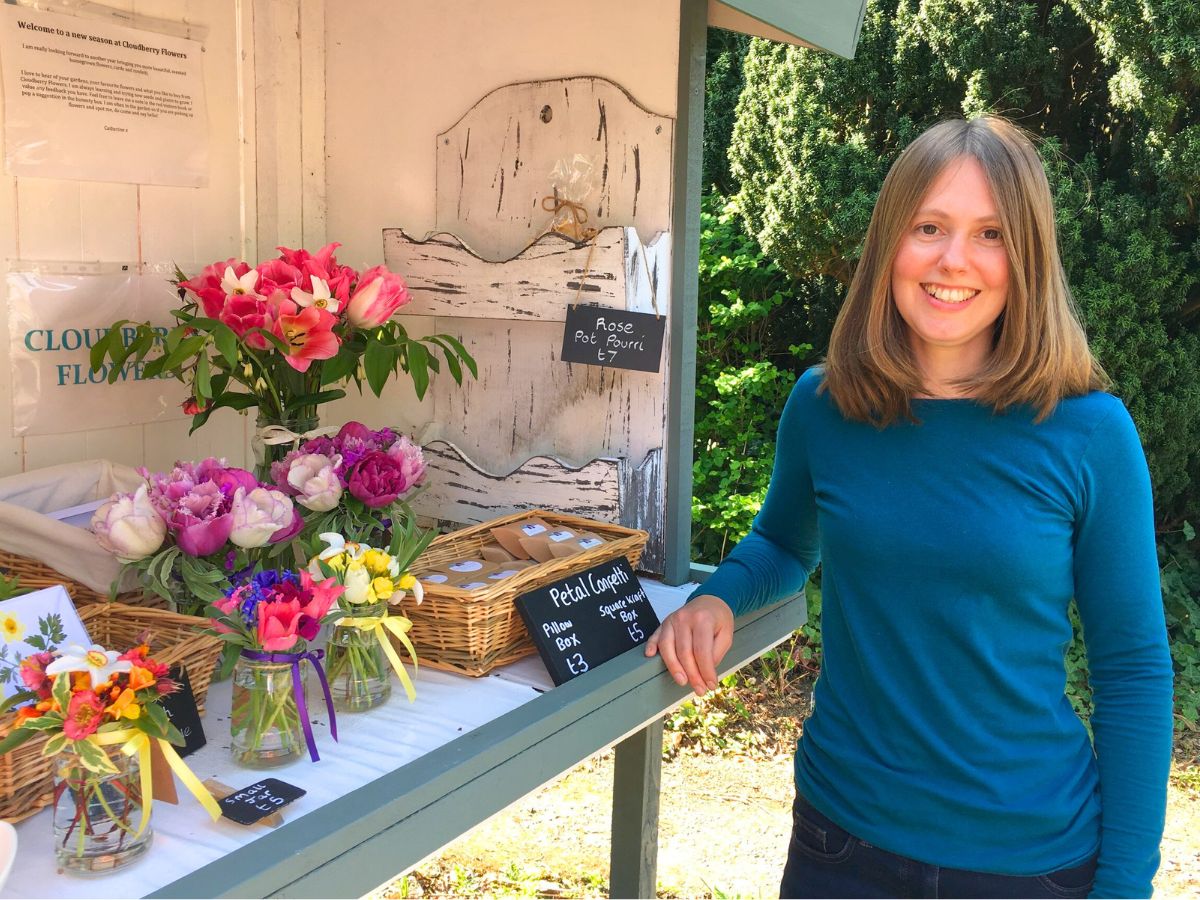 Cloudberry Flower Farm owner Catherine Cloudberry Flower Farm owner Catherine