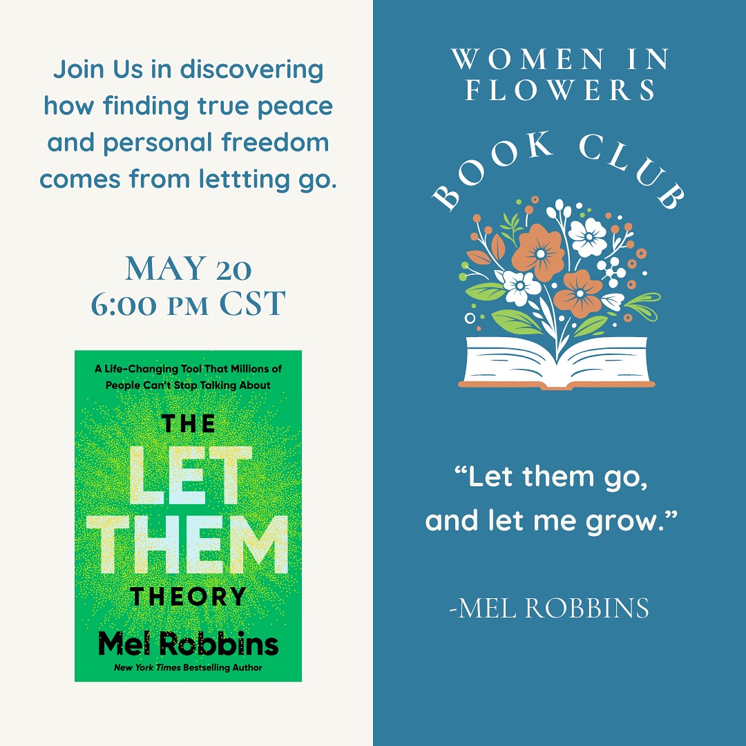 The Let Them Theory Book Club Mel Robbins Women in Flowers