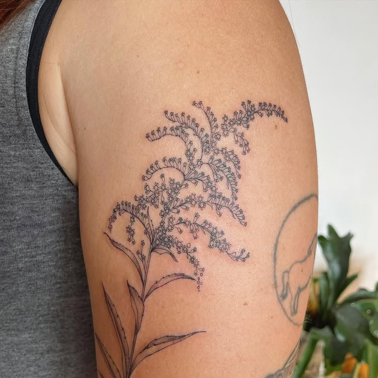 goldenrod flower tattoo meaning goldenrod flower tattoo meaning