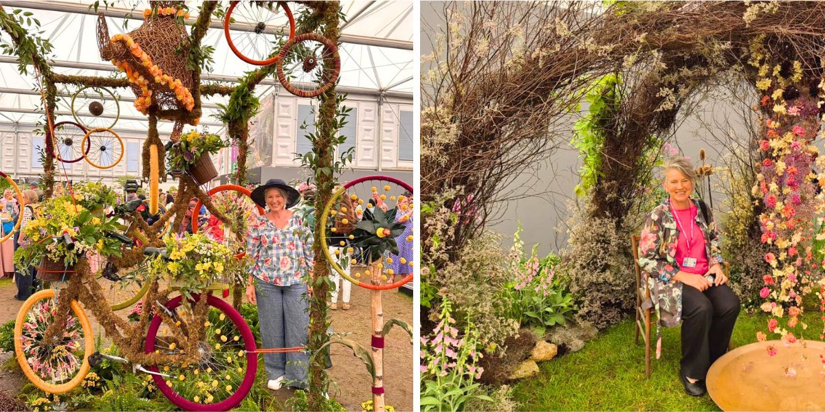 Backgrounds filled with flowers at the RHS Chelsea Backgrounds filled with flowers at the RHS Chelsea