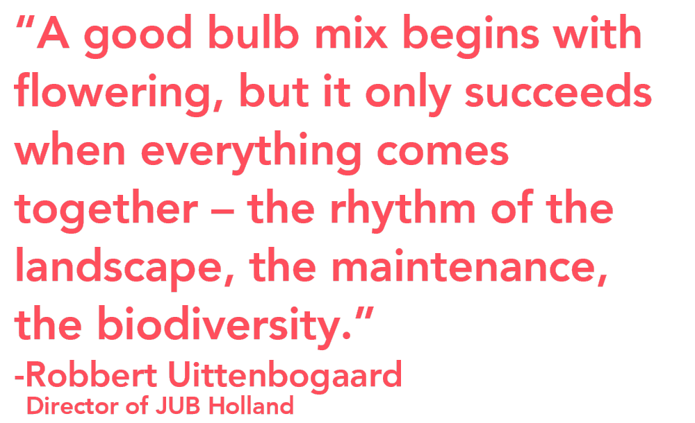 JUB Holland Robbert Uittenboogaard Keukenhof 2025 quote