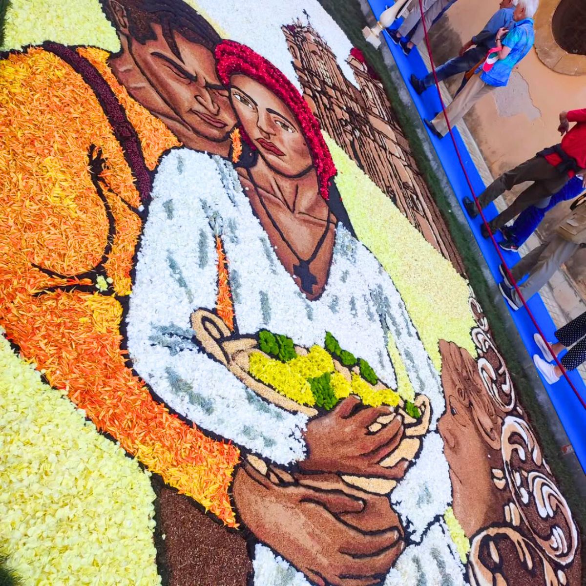 Infiorata Noto floral design Infiorata Noto floral design