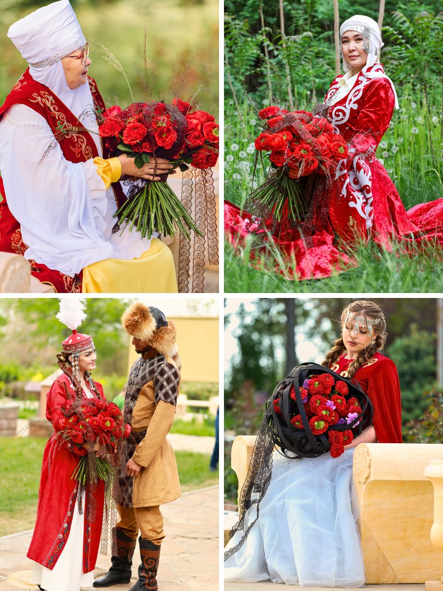 Petr Anokhin’s Floral Designs at the Tulip Festival in Taraz