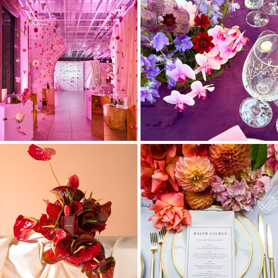 Floral styling for luxury brands Floral styling for luxury brands