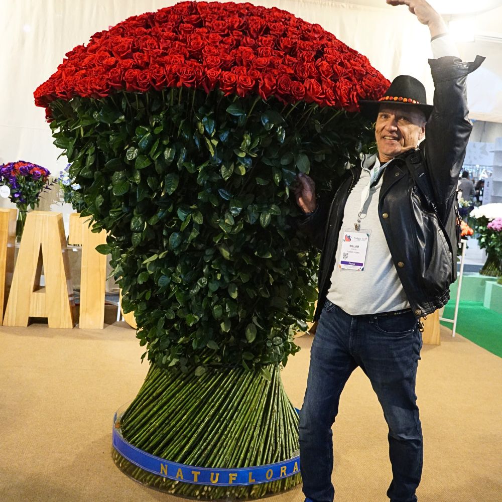 William Armellini during the ProFlora show in 2023 10 Questions to William Armellini