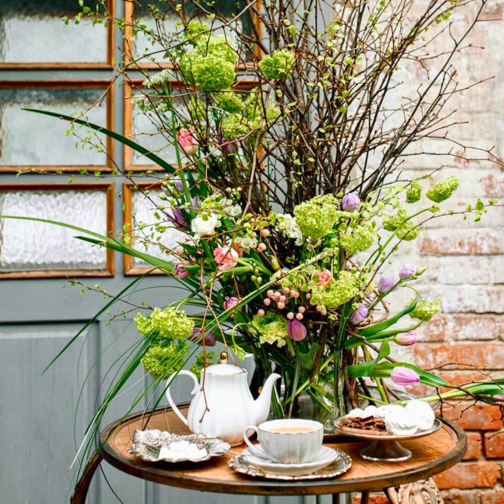 Center piece installation by Driuchan Olena World Cup Floral Art 2025