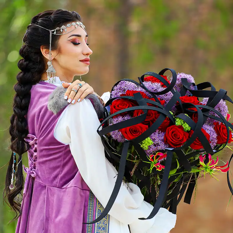 Petr Anokhin’s Floral Designs at the Tulip Festival in Taraz