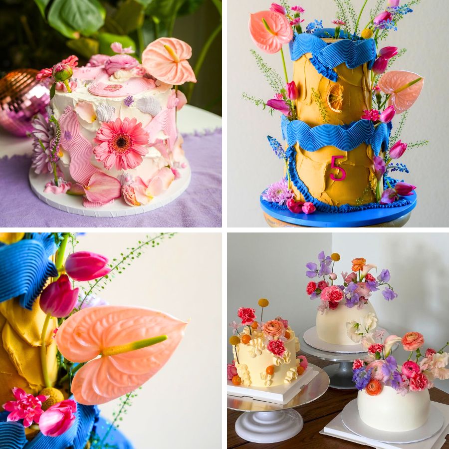 The power of flowers in cakes The power of flowers in cakes
