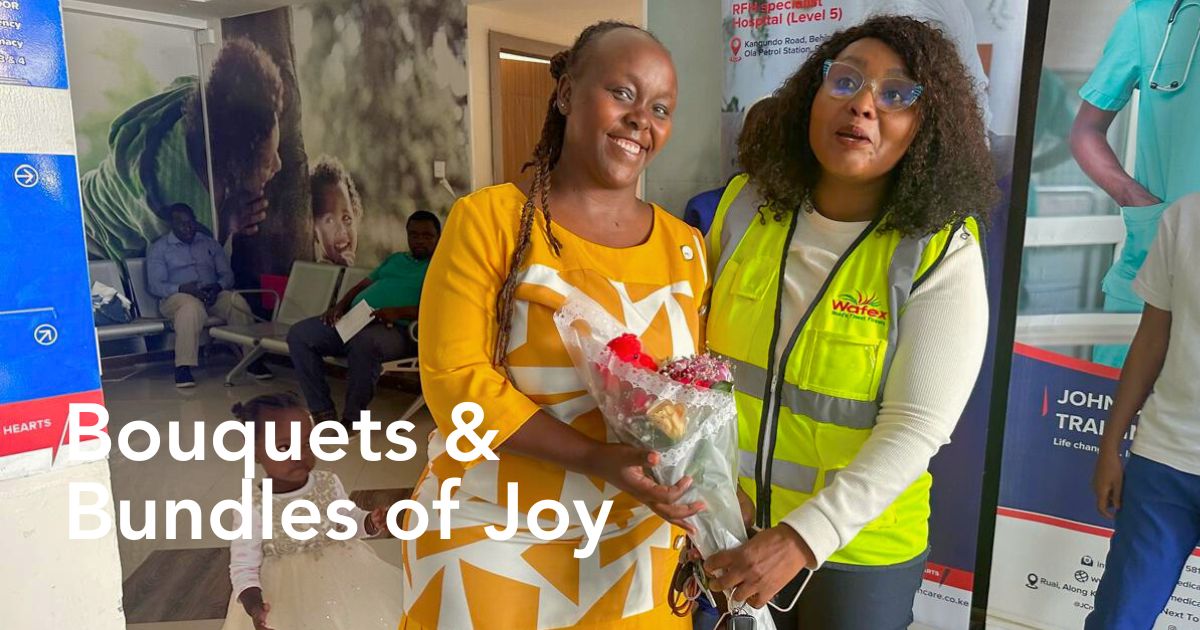 On Mother’s Day, Wafex Kenya Brings Floral Joy to Mothers at Ruai Family Hospital