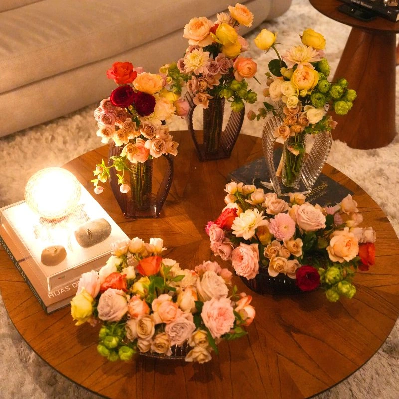 Interior design with Alexandra Farms roses