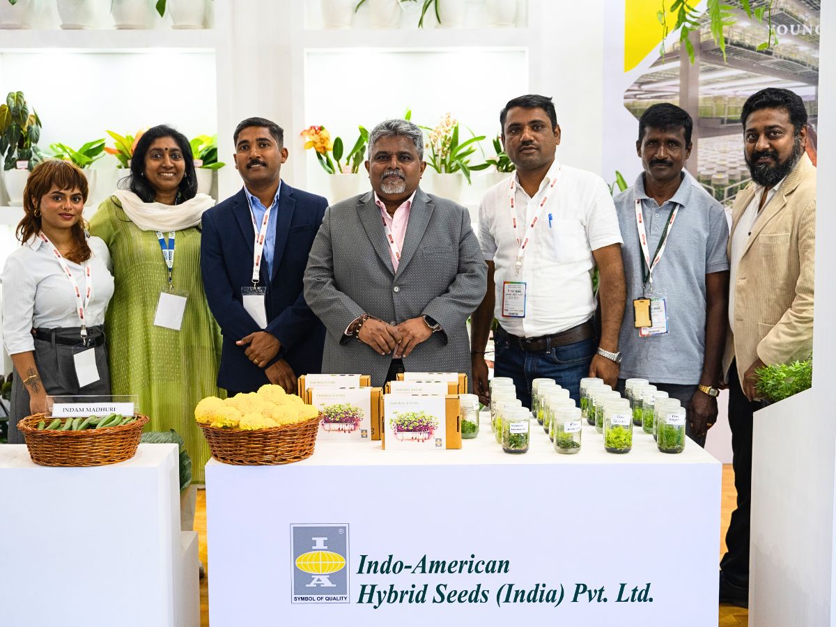 Team INDAM during a trade show 10 Questions to Rashmi Avattar