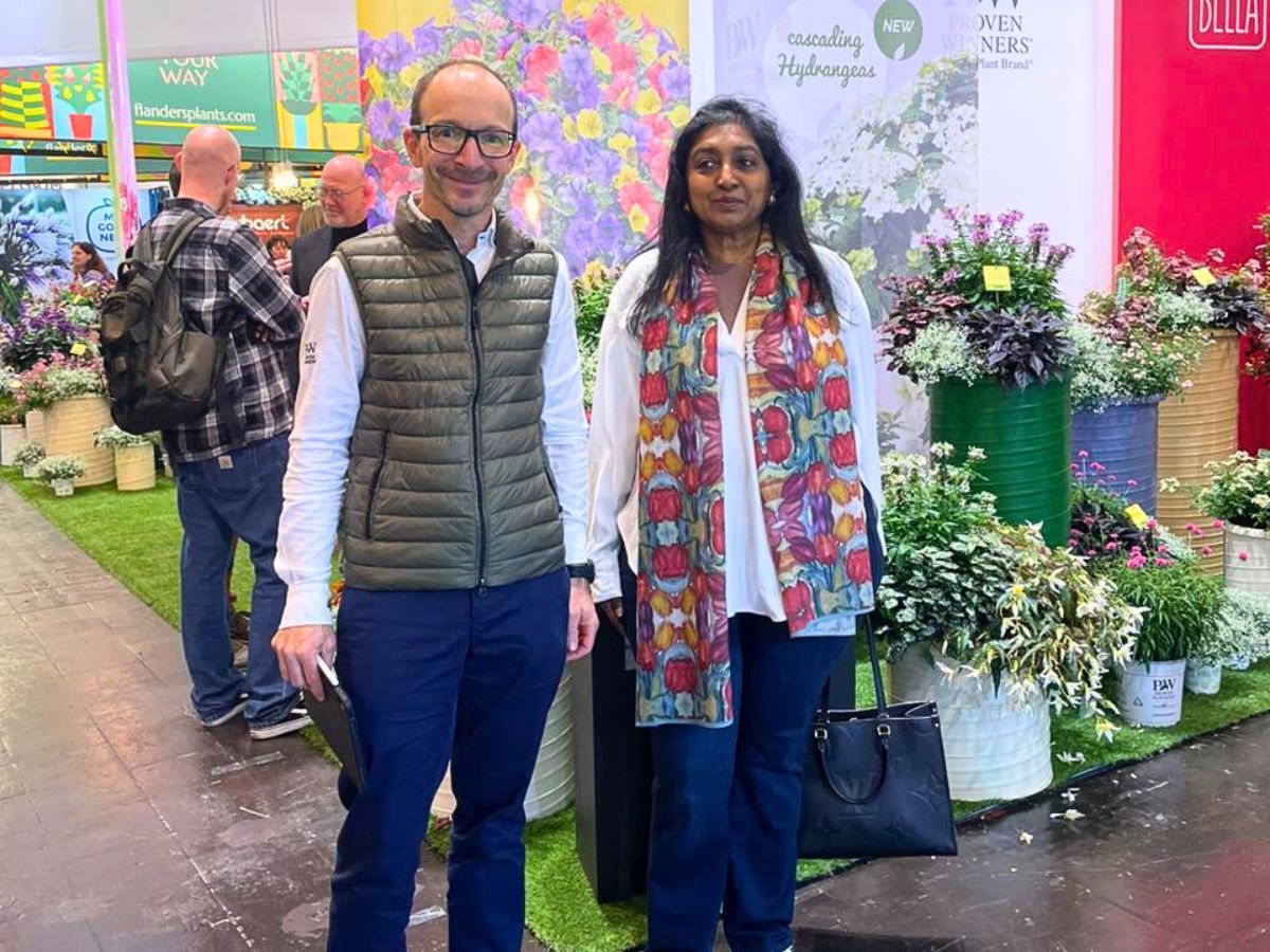 Rashmi Avattar visiting partners during the Flower Trials in 2024 10 Questions to Rashmi Avattar