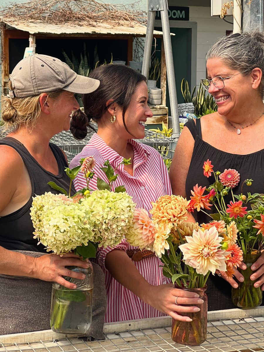 Ladies with flowers AFE’s R.I.S.E to Support Campaign Shows Why Floriculture Funding Matters