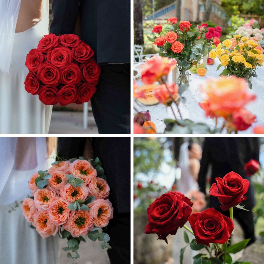Sunrite luxury roses for weddings Sunrite luxury roses for weddings