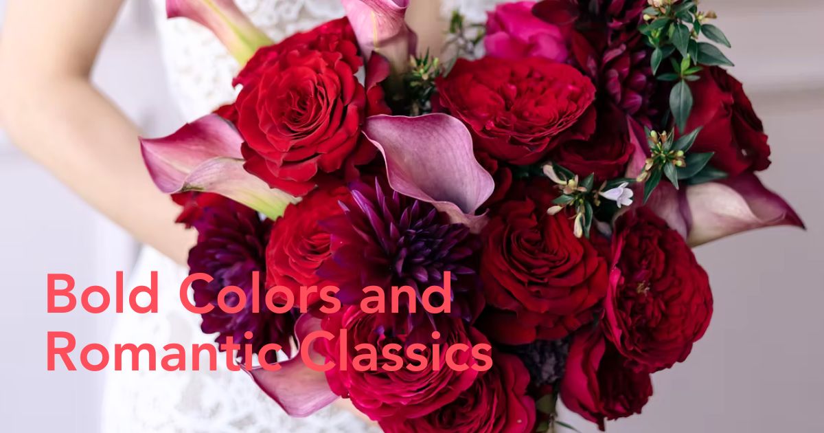 Bold colors for weddings