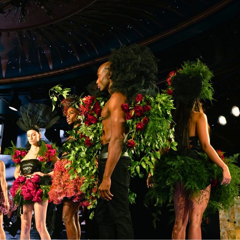 Models on the Runway for New York Fashion Week Design by Julia Rose