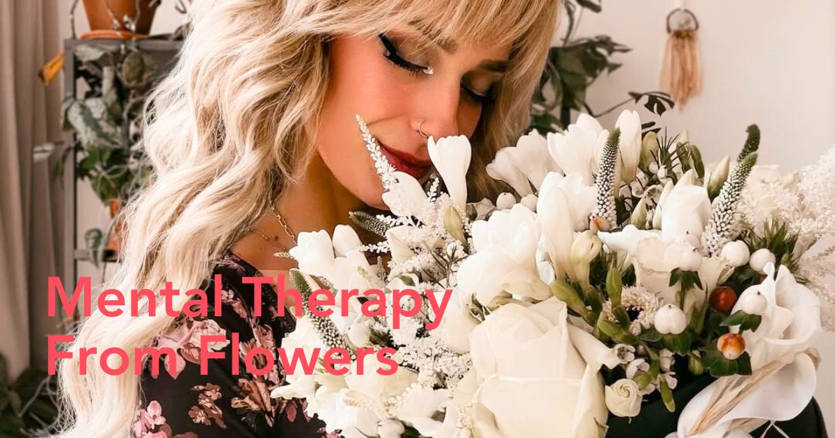 Flowers can uplift your spirits leaving you mentally replenished.